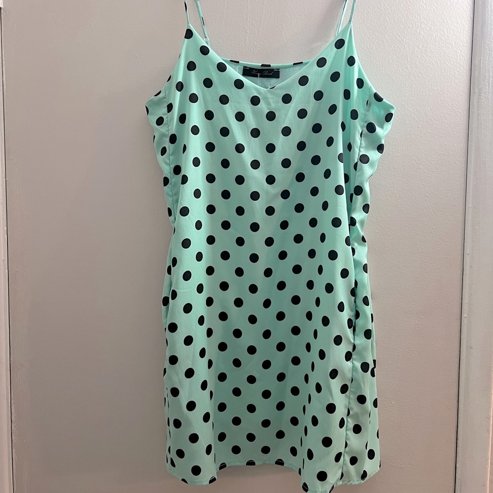 Honey Punch Super Cute Polka Dot Dress By - Women | Color: Black | Size: M